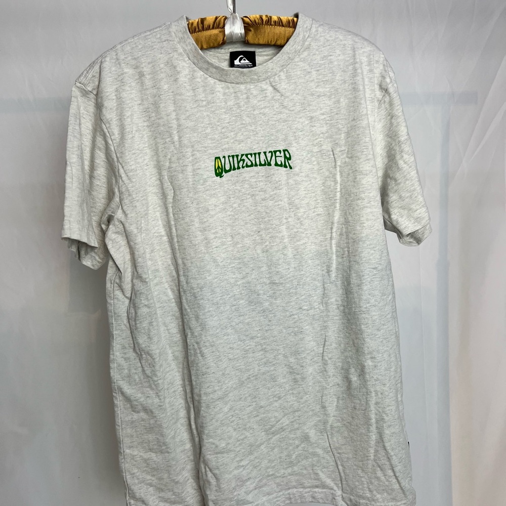 Quiksilver Gray Short Sleeve Tee Casual Comfort